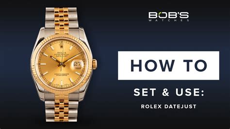 how to change date n rolex|how to adjust rolex datejust.